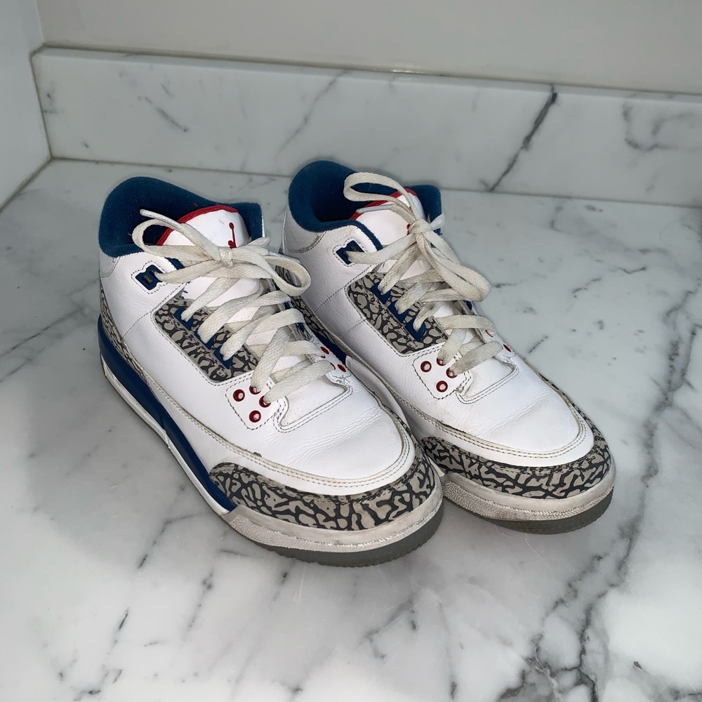 True Blue Jordan 3’s